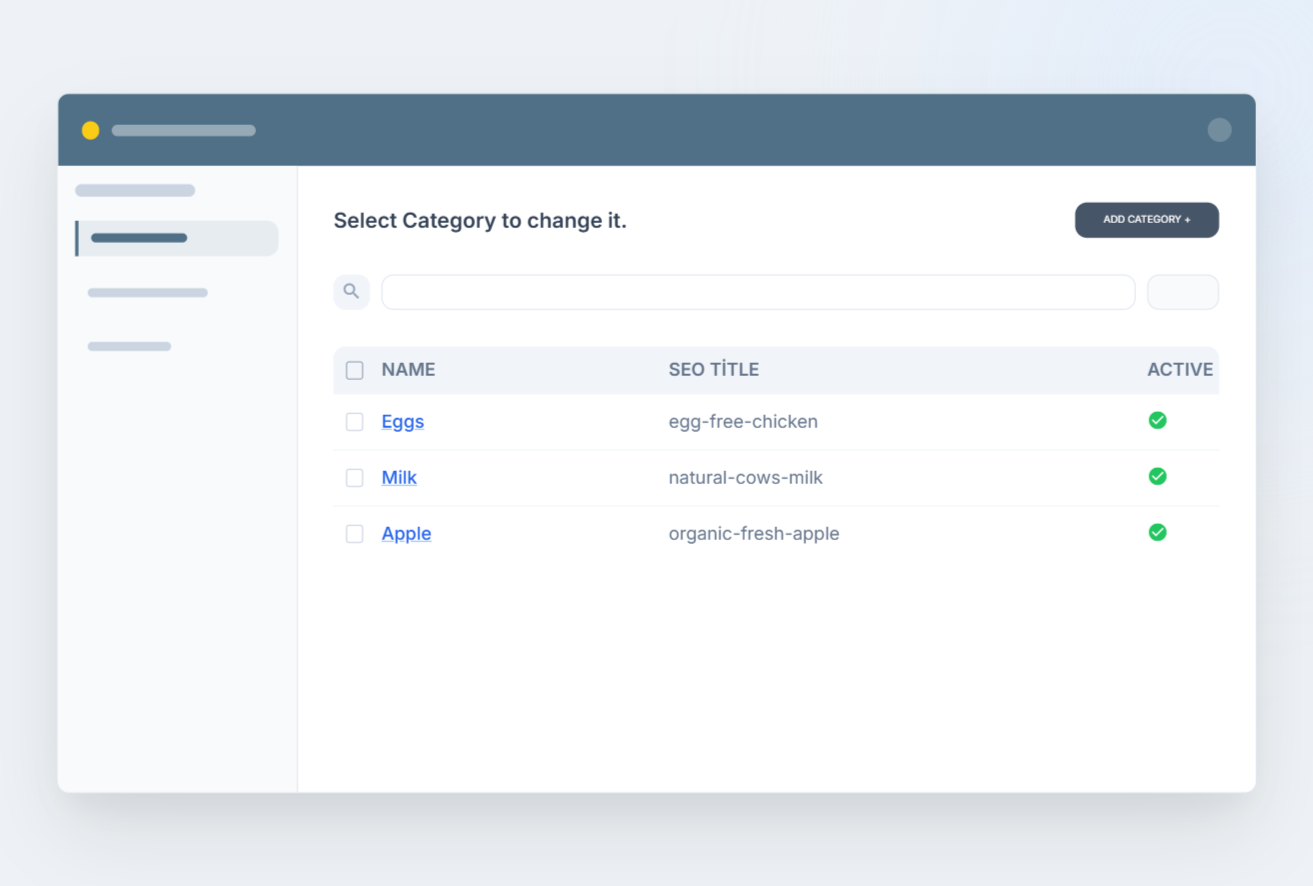 purevia admin panel